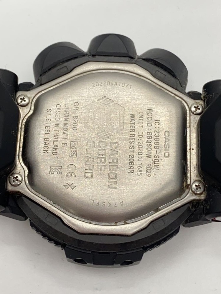 CASIO Quartz Wristwatch G SHOCK Digital Analog Rubber