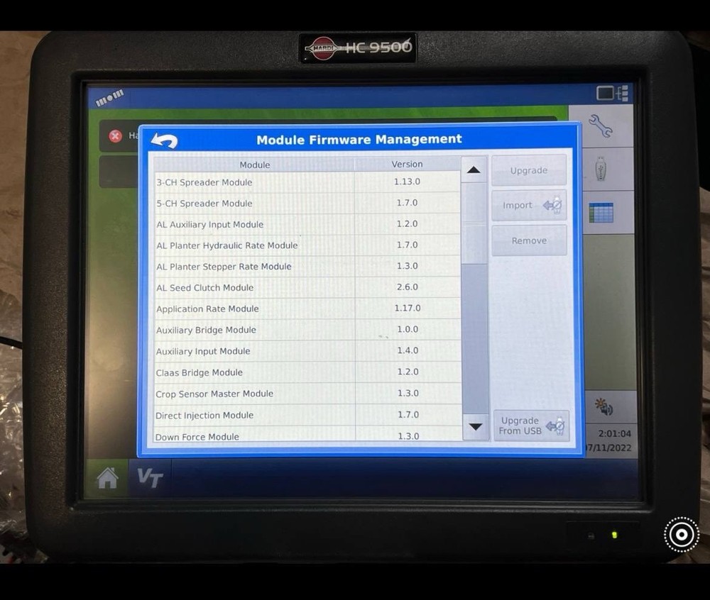 Ag Leader Hardi HC 9500 Unveil GPS Display Controller