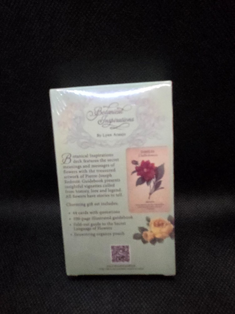 Botanical Inspirations Oracle Deck Set Crystal Bundle Selenite Flower Pendulum