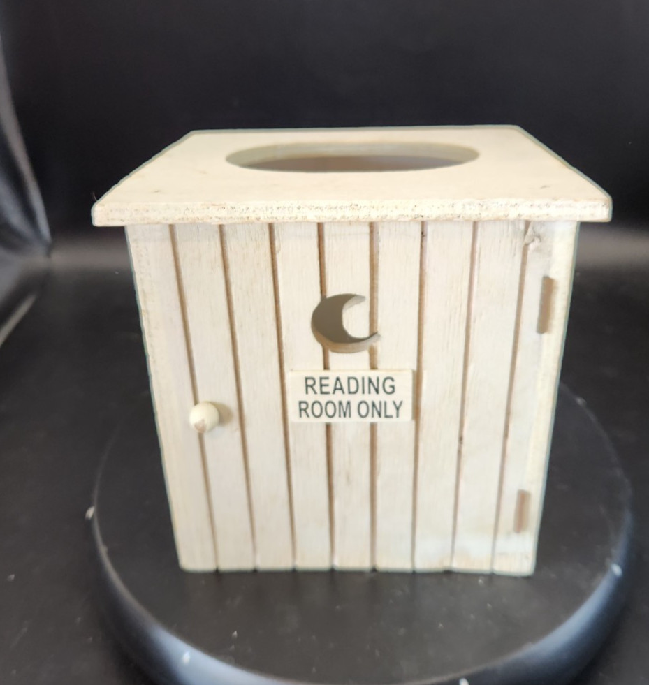 Outhouse Shaped Tissue Box Cover
