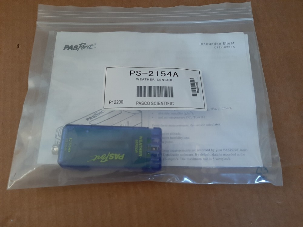PASCO Scientific PS-2154A  Weather Sensor - NEW!