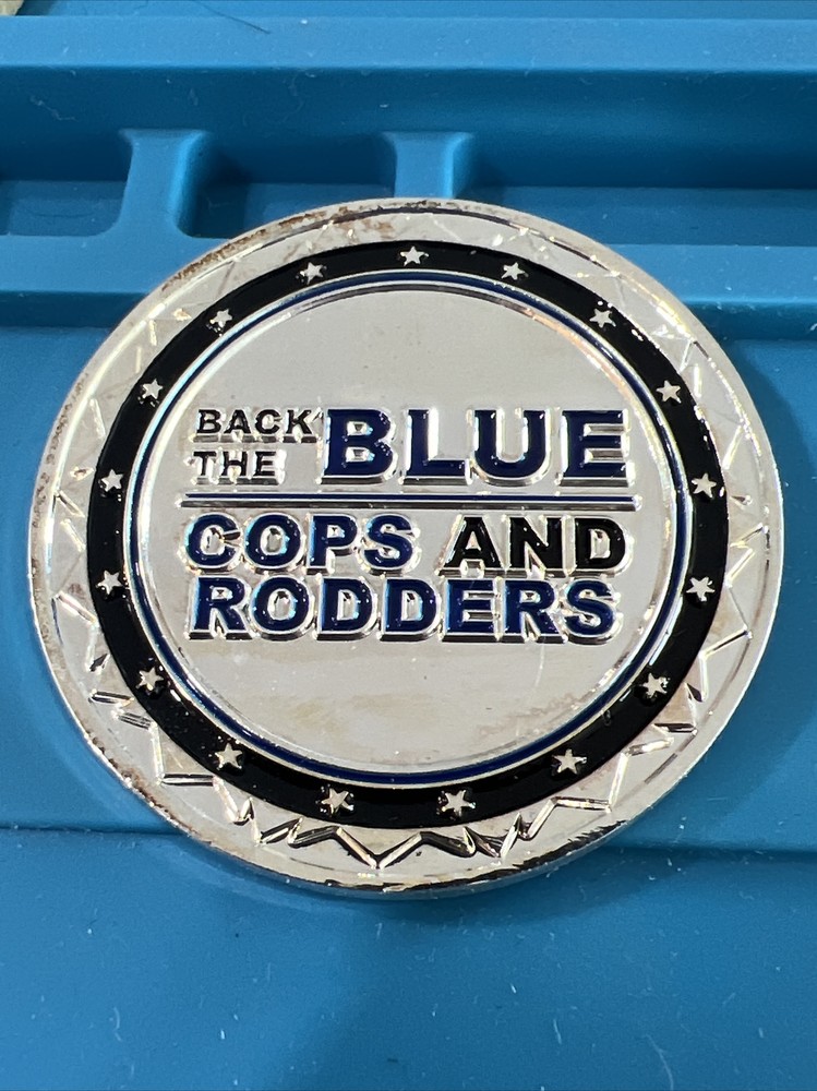 Back The Blue Police Challenge Coin