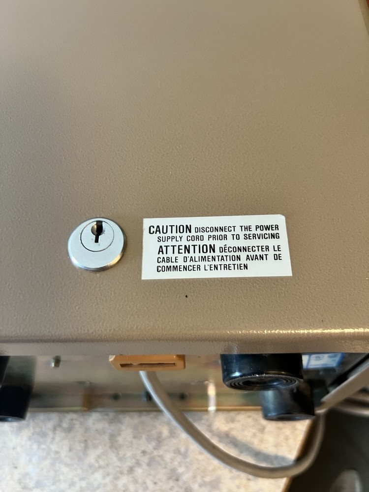 Amano MJR-8000 Computerized Standalone Time Clock See Description