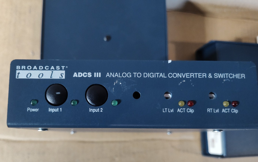 Broadcast Tools ADCS III EAS AES Digital Audio Analog Digital Converter - Nice !