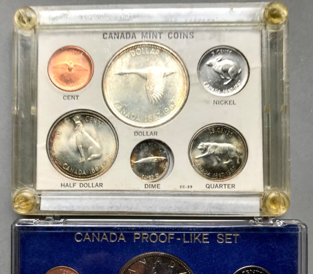 Pair of Canada Silver Mint Sets.
