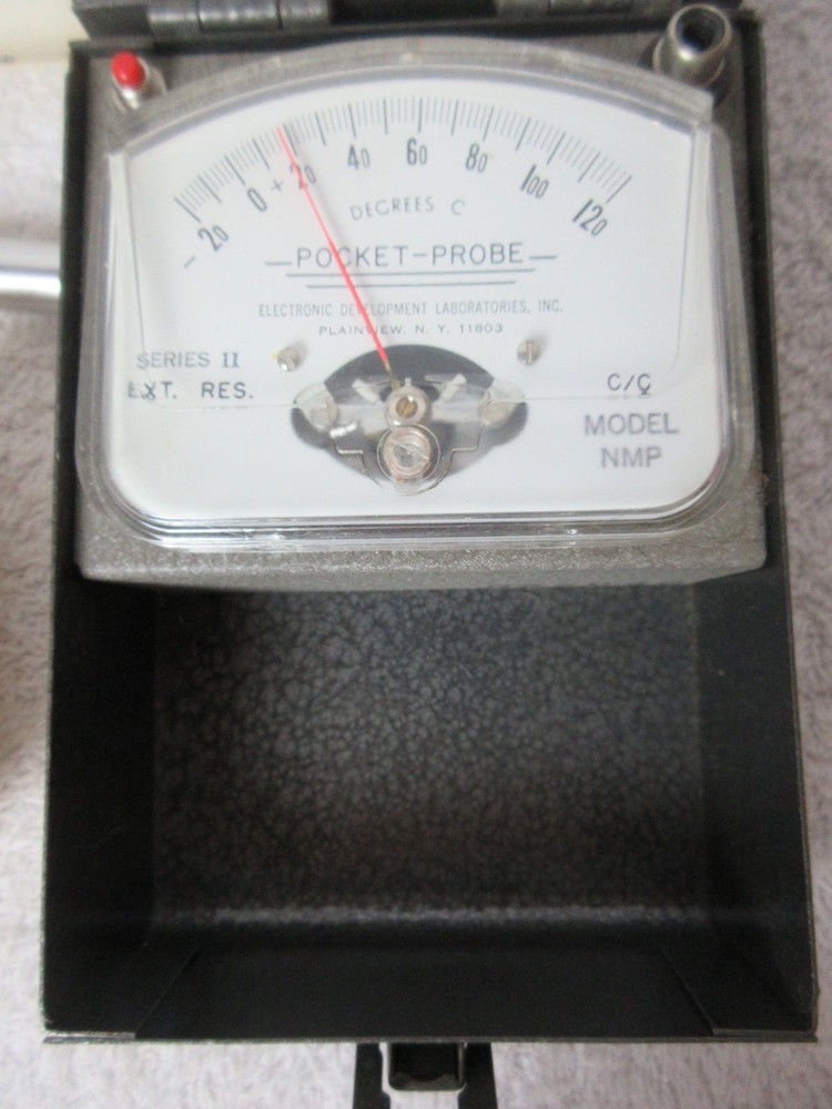 Pyrometer Pocket Probe, Electronic Development Laboratories Inc - Centigrade