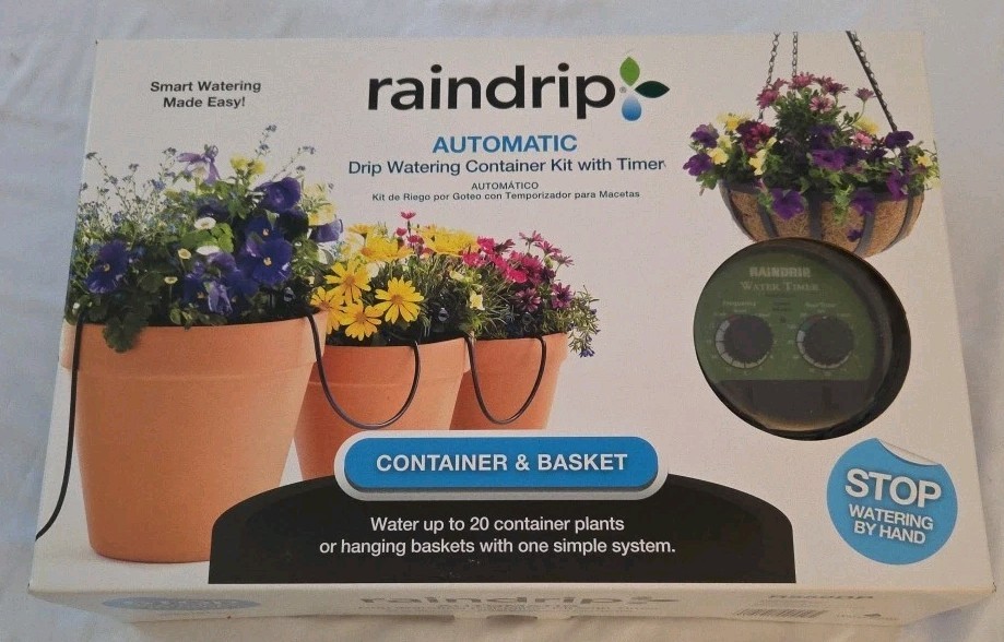 Raindrip Automatic Watering Kit For Container And Hanging Baskets R559DP NEW
