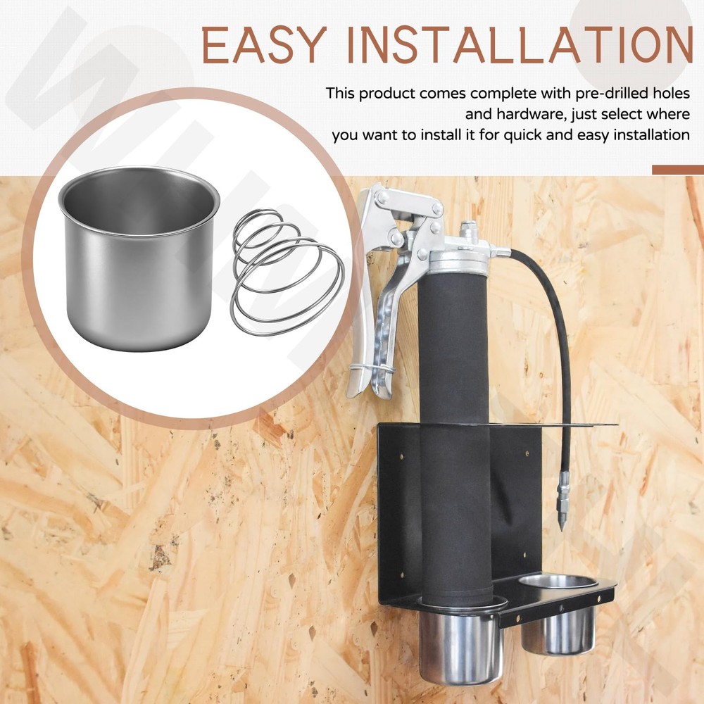 Grease Holder, Grease Garage Organizer Wall Mount for Organizer Workshop//Gar...