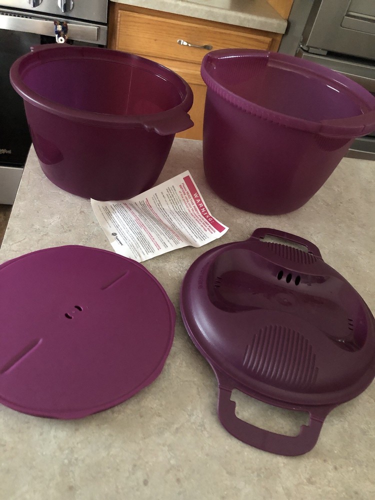 Tupperware Rice Cooker Steamer Set EUC only used once