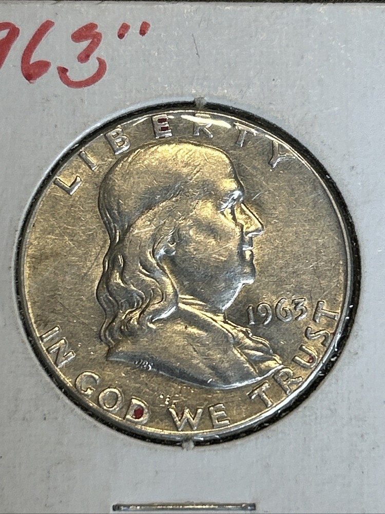 1963 Franklin Half Dollar 90% Silver
