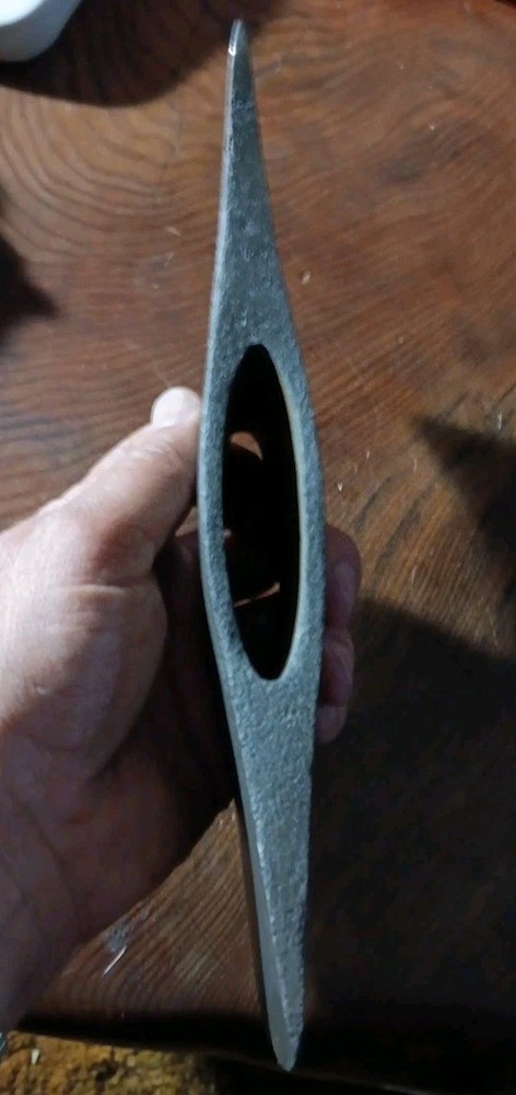 ROUGHNECK 3 1/2 DOUBLE BIT AXE HEAD.