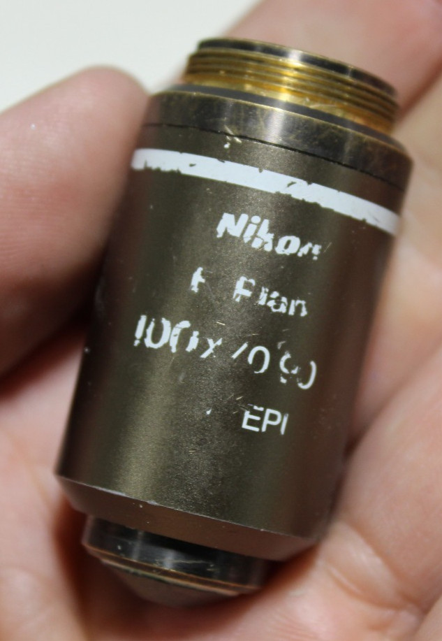 Nikon Plan 100 / 0.90   Microscope Objective Lens
