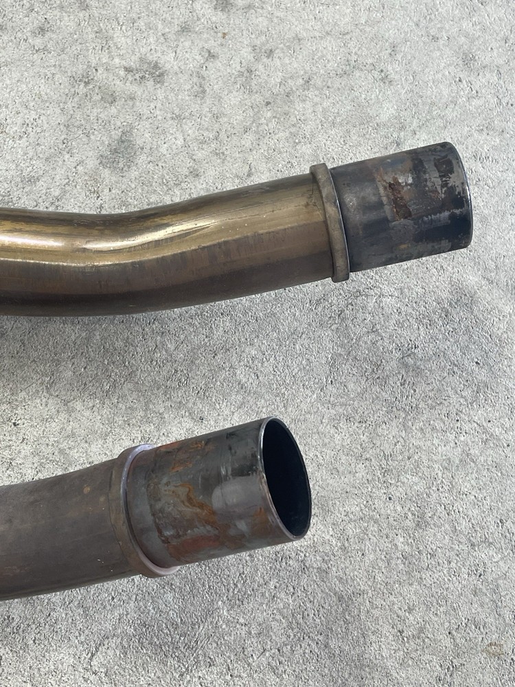 1992 Honda Shadow VT1100C OEM OE Header Pipes, Collars - Front Rear Upper Lower