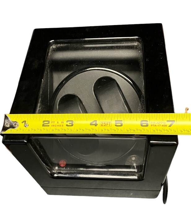 NEWTRY AUTOMATIC QUIET DOUBLE WATCH WINDER 5 WINDING MODES TESTED WORKS