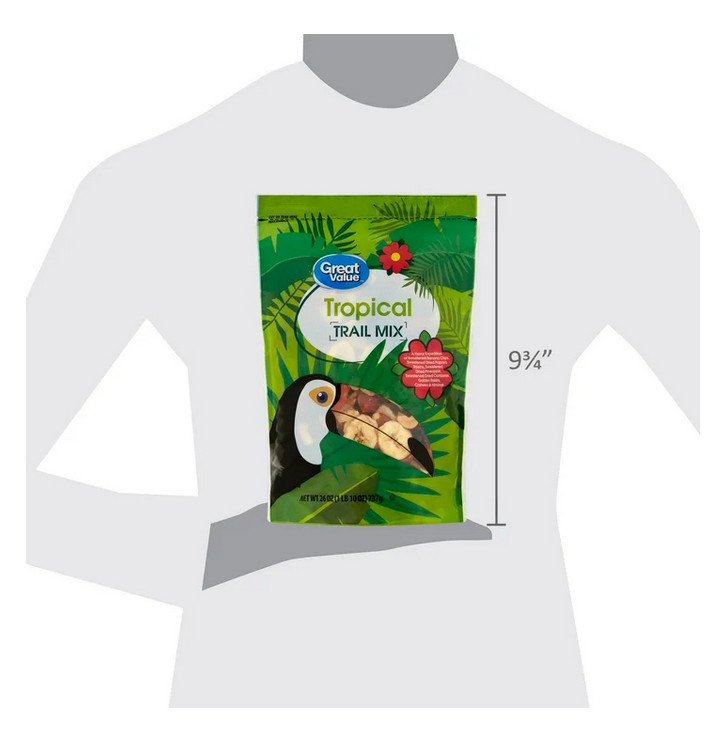 Great Value Tropical Trail Mix, 26 oz
