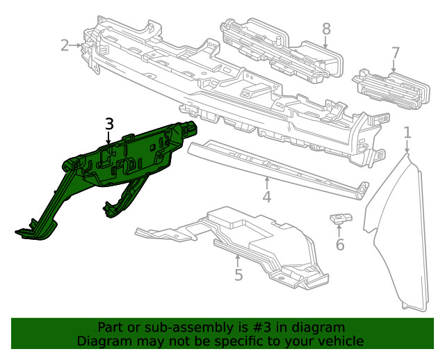 Genuine GM Switch Housing 42809303