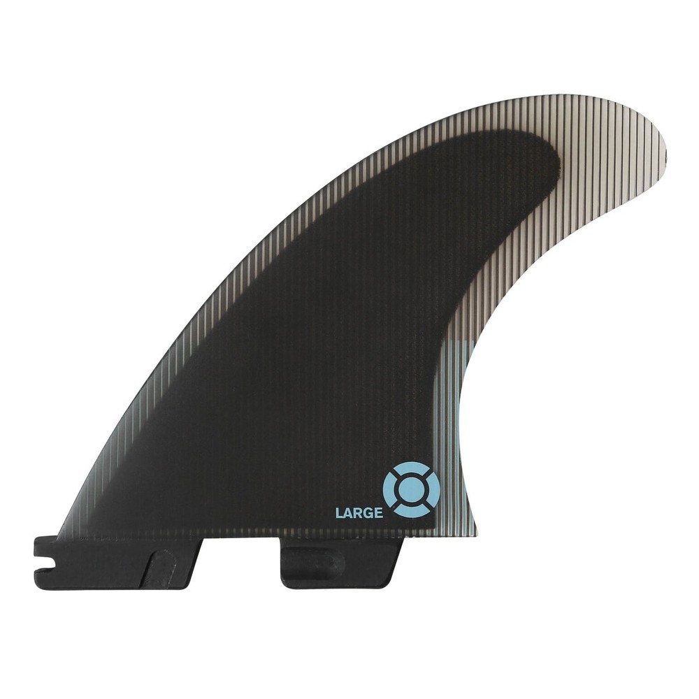FCS 2 Performer PC Tri-Fin Set Tranquil Blue L