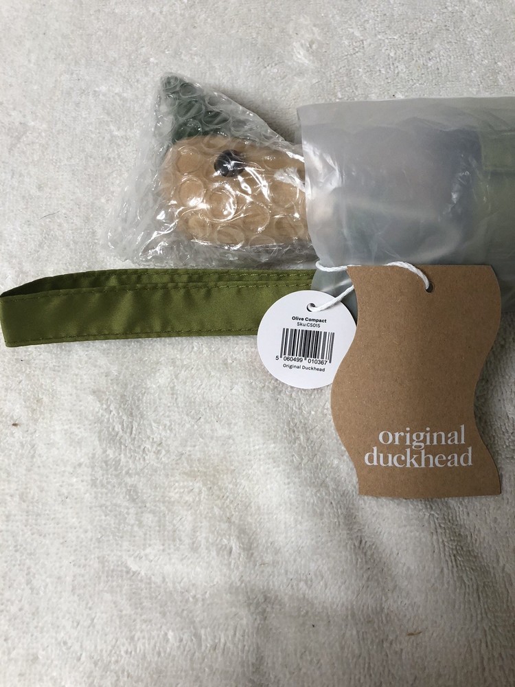 Original Duckhead -Olive Eco-Friendly Compact Duck Umbrella- NWT!