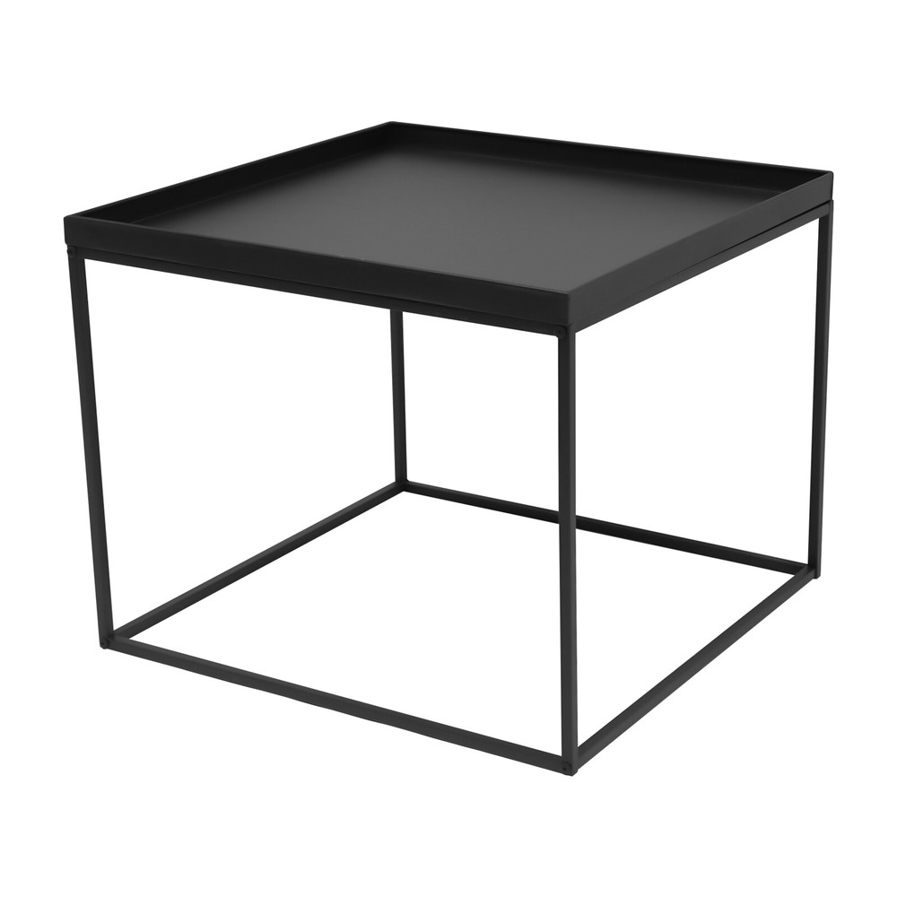 24" Square Table Side End Table Camping Table Portable Metal Frame Table Top New