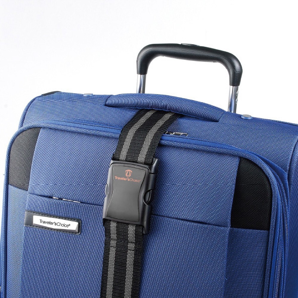2 Pack Travel Suitcase Luggage Adjustable Tie Down Secure Buckle Belt Strap