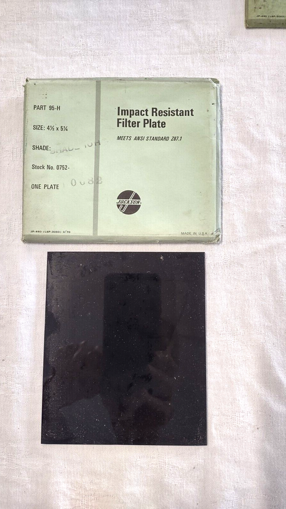 Jackson Welding Helmet Filter Plate Shade 10H