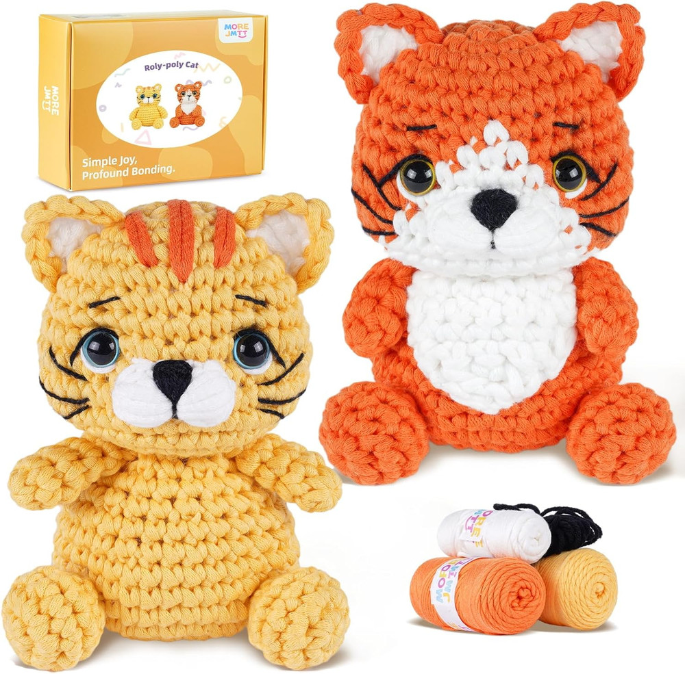 Crochet Kit for Beginners, Learn to Crochet, Include Easy Knitting Soft Yarn, St