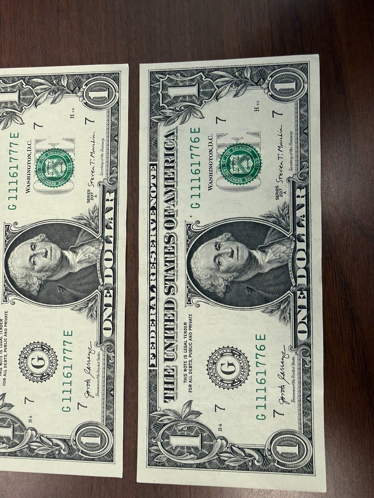Uncirculated Consecutive Trinary 2017A Error Notes