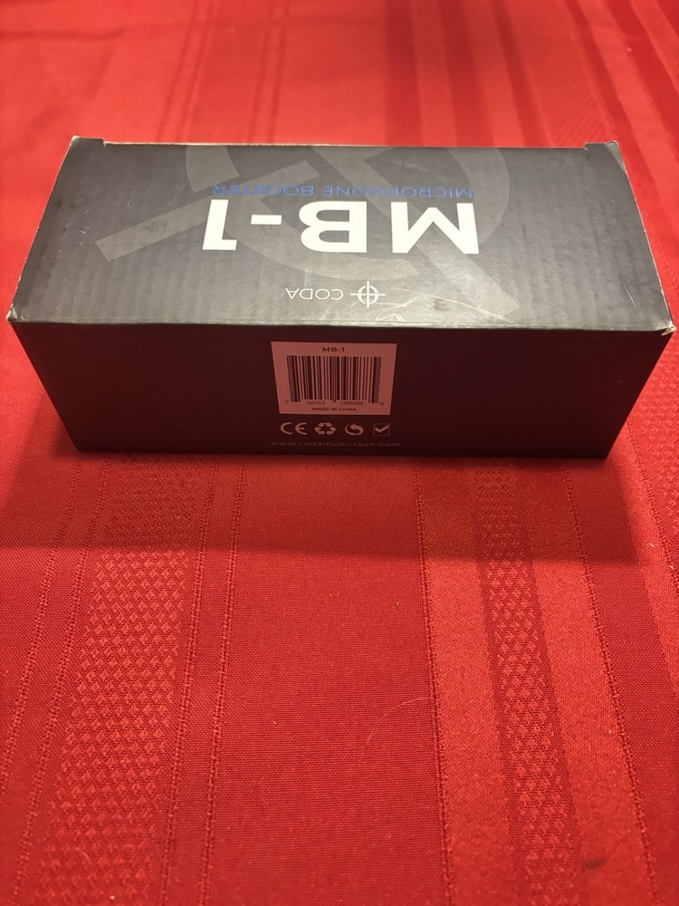 Coda Music Technologies, MB-1, Microphone Booster, New