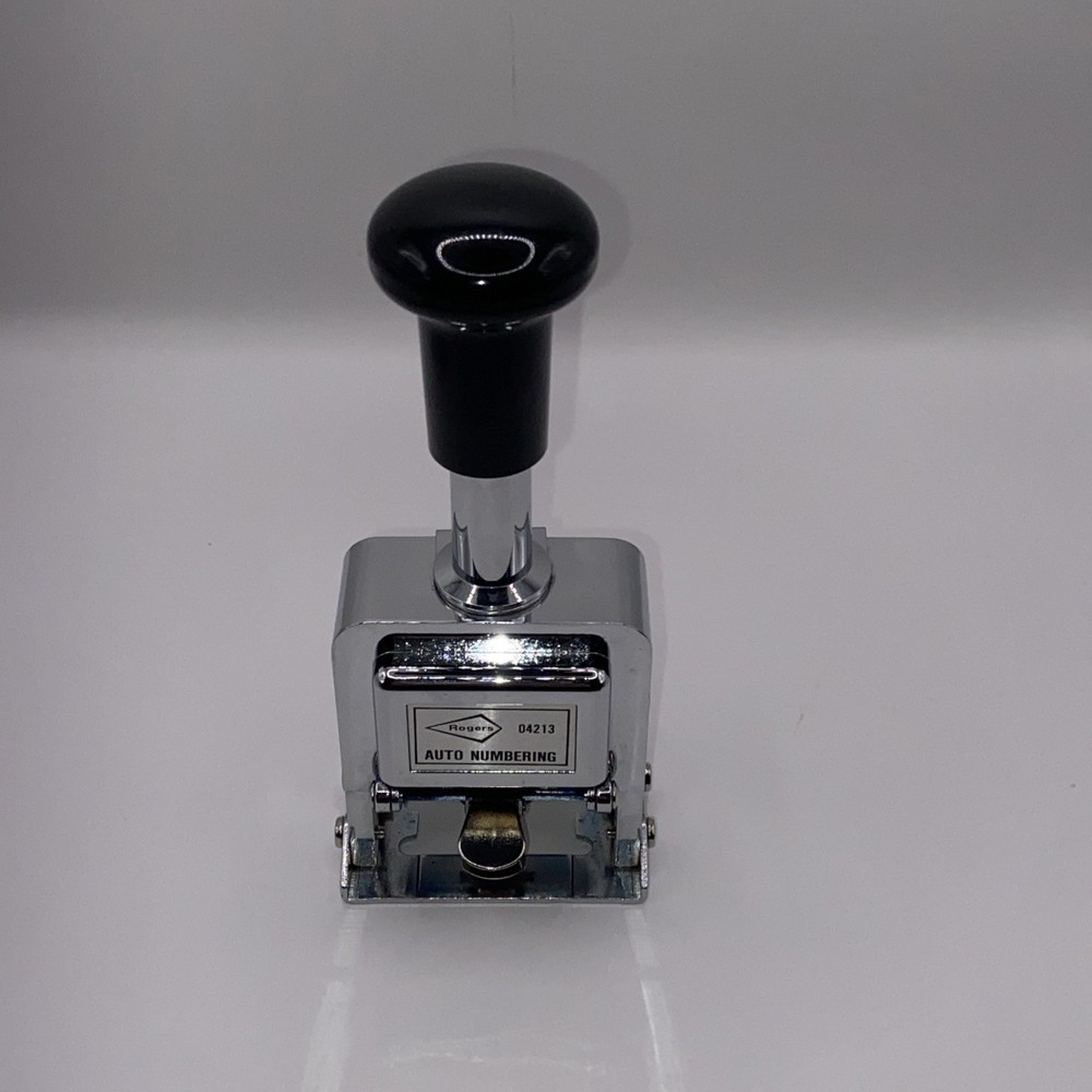 Rogers 04213 Automatic Numbering Machine Stamp