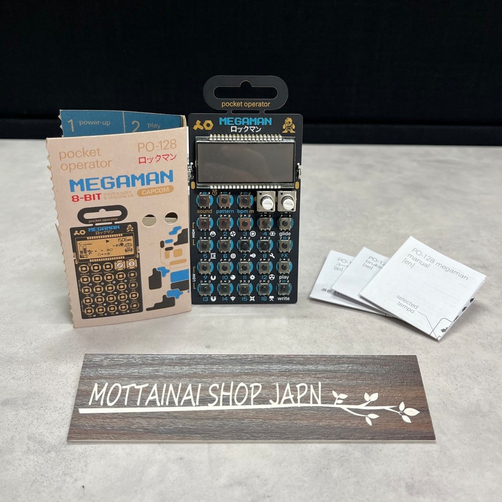Pocket Operator PO-128 Mega Man Teenage Engineering Sampler Sequencer Tested!!