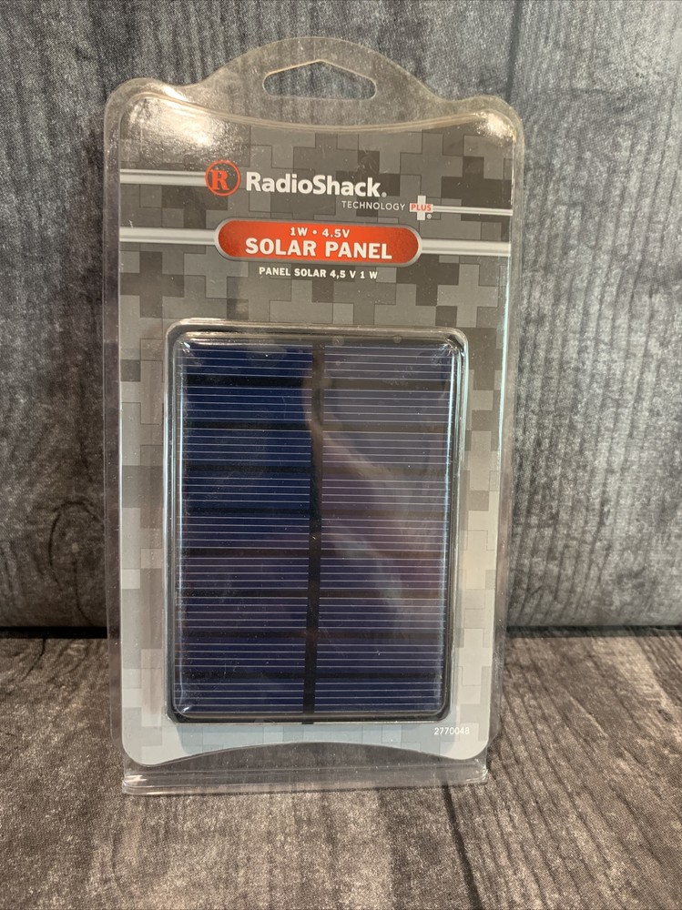 RadioShack 1W Solar Panel 4.5V