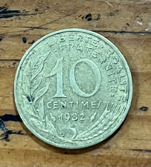 1982 Coin France 10 Centimes