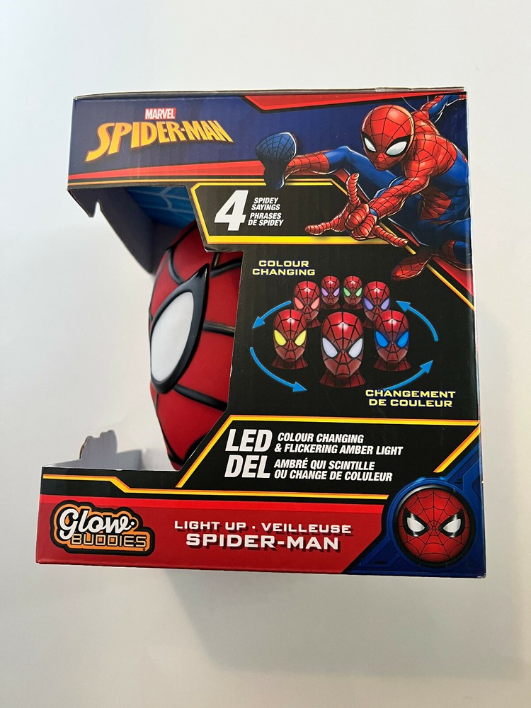 Marvel Glow Buddies Light Up Spider-Man Head