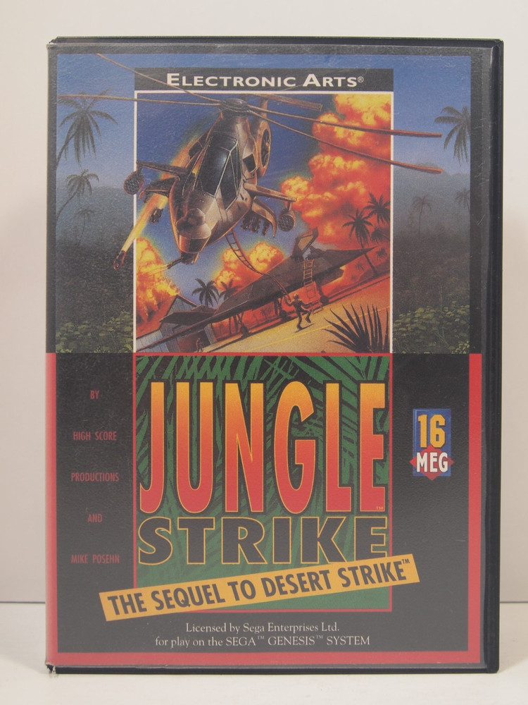 Jungle Strike Case (SEGA Genesis) Authentic BOX ONLY