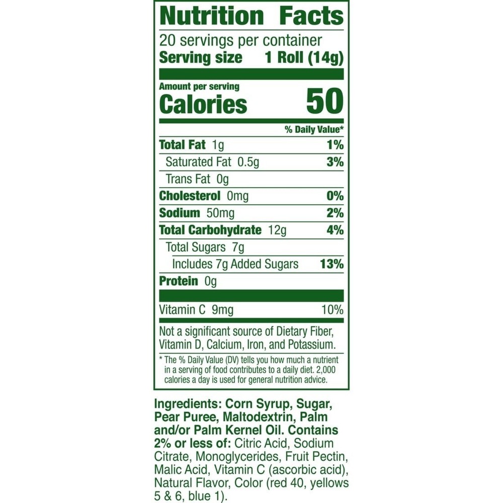 Fruit Roll-Ups Fruit-Flavored Snacks, Variety Pack (20 Count, 10 oz)