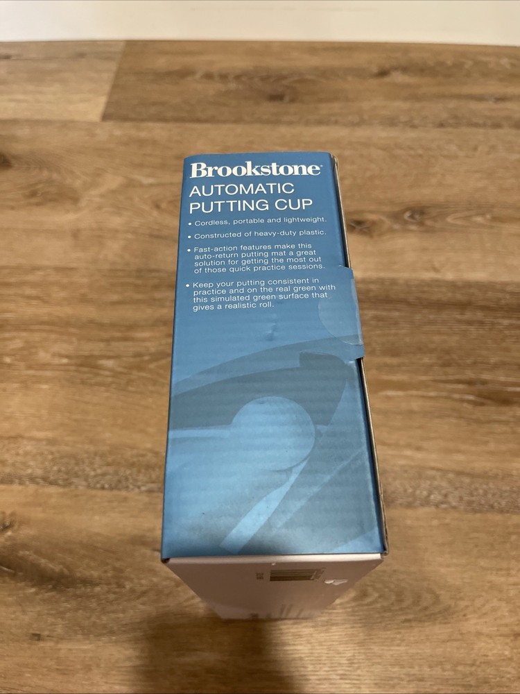 Brookstone Auto-Return Golf Practice Cup - Black-- Brand New