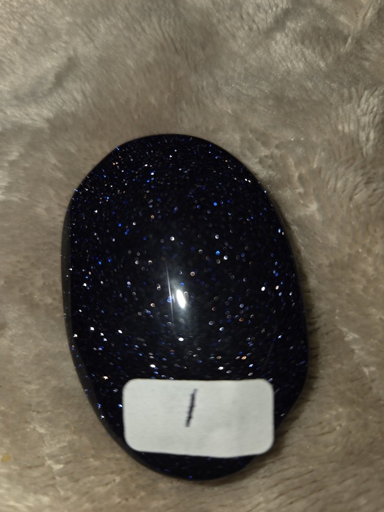 BLUE GOLDSTONE PALM STONE 49 GRAMS