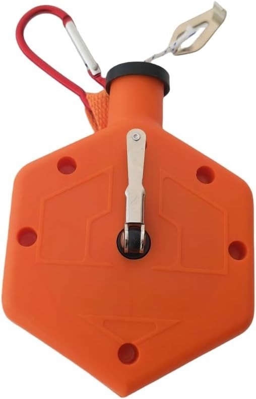 100ft Chalk Line Reel, Precision Marking Tool for Carpentry & Construction