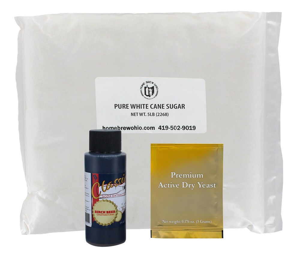 Home Brew Ohio Soda Making Packet-Classic Birch Beer