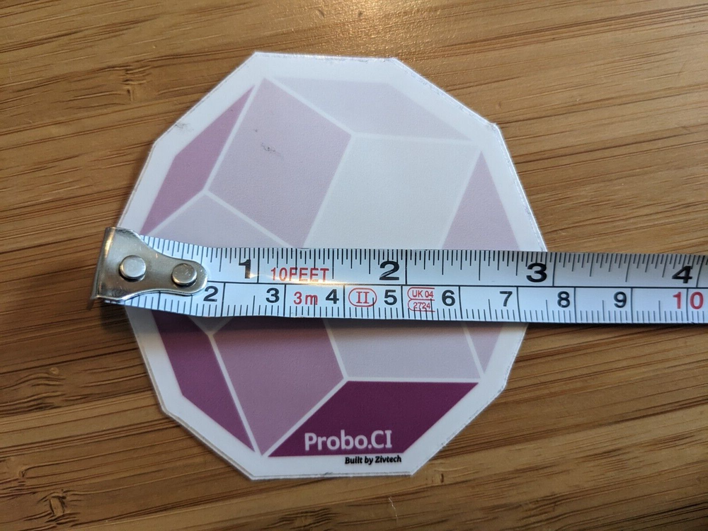 Probo.CI logo sticker decal continuous integration collaboration QA tool dev