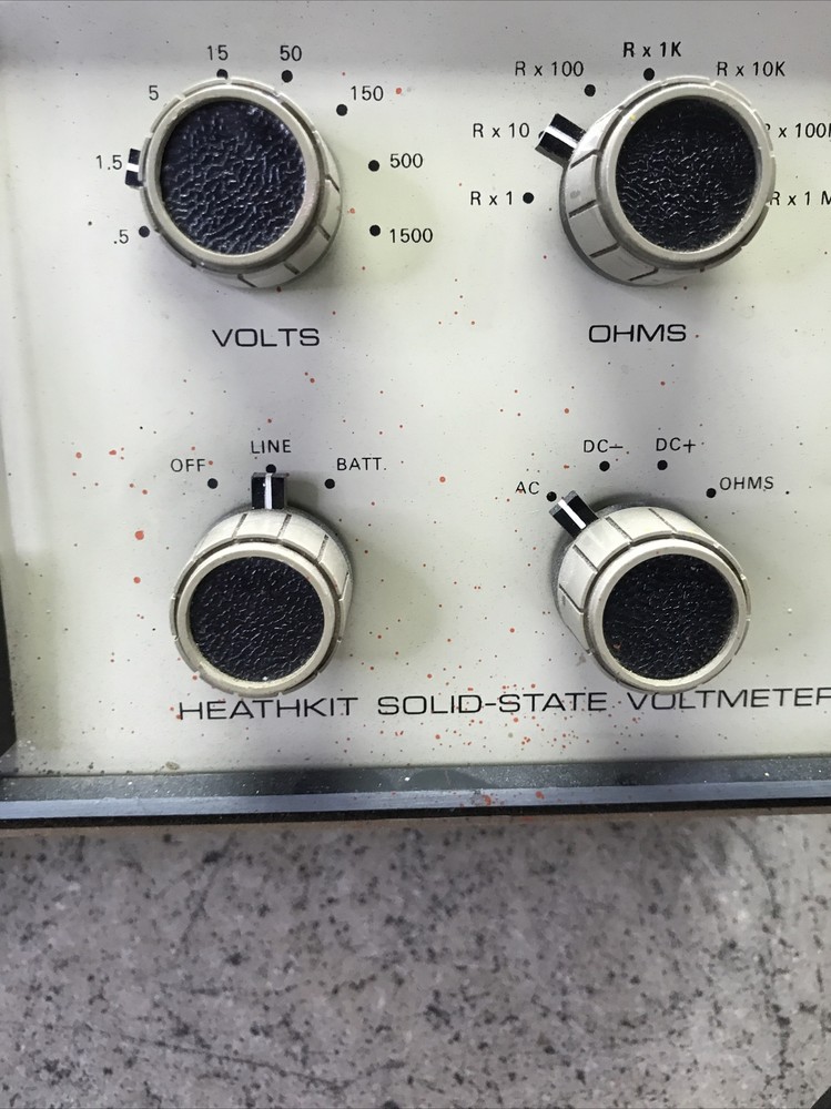Vntg Heathkit Utility Solid State Voltmeter Model IM-16 - Powers On - 902 2401