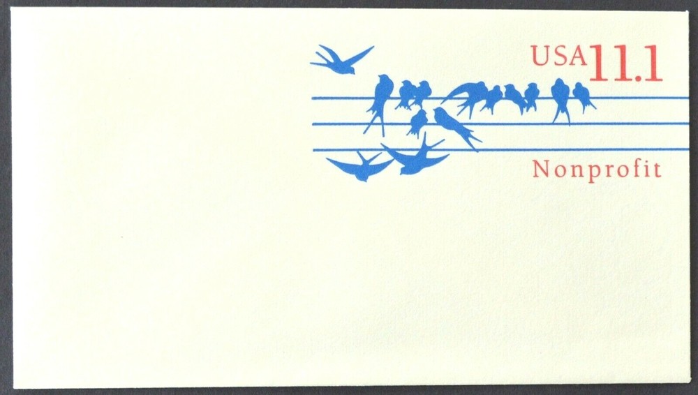 1991 US Sc. #U620 stamped envelope mint entire, excellent condition