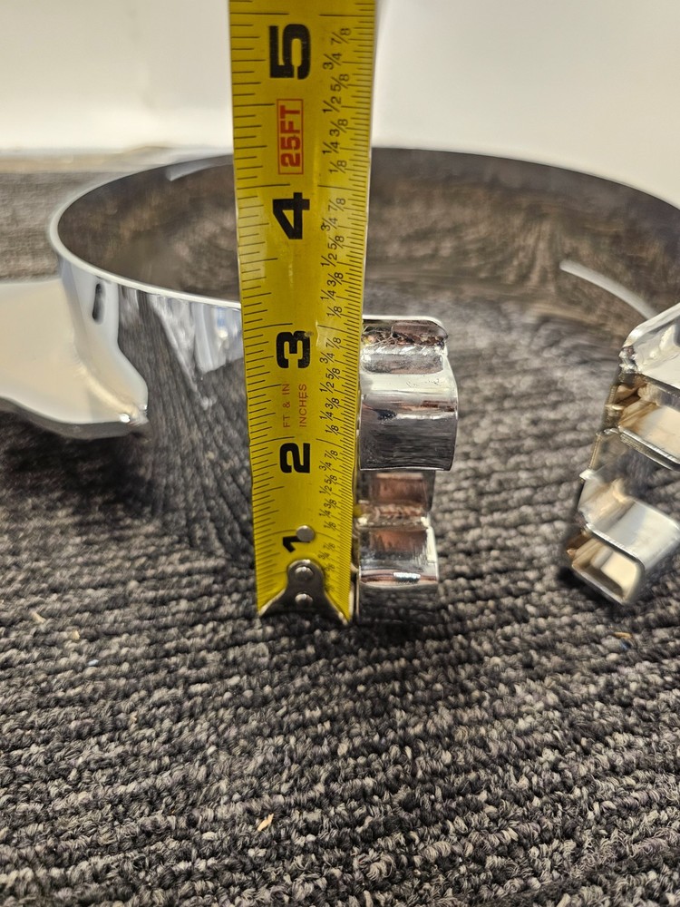 EXFlex ACP700-SC Chromed Stainless Clamp, 7" Diameter With Angled Bracket