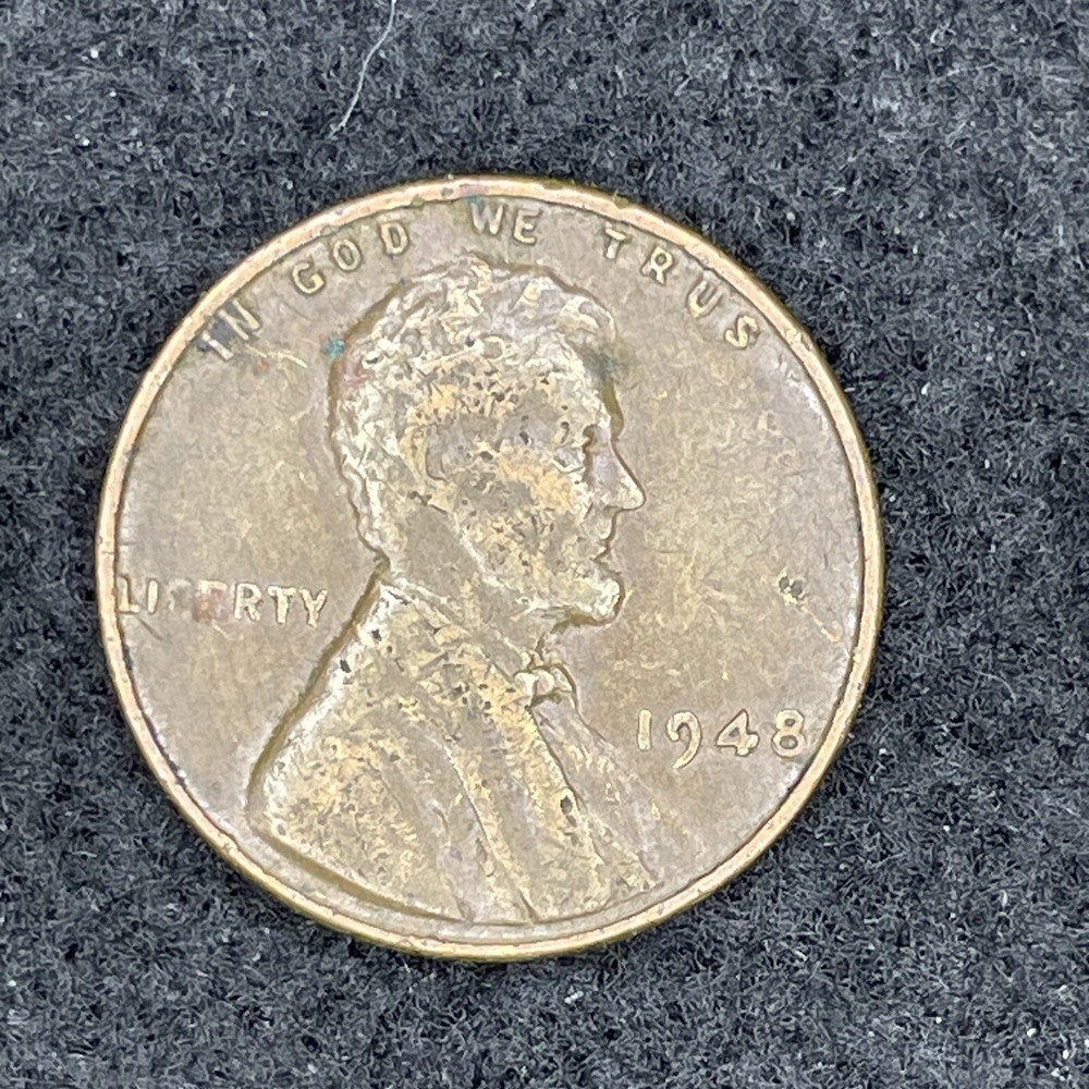 1948 Lincoln Penny Missing B in Liberty Error