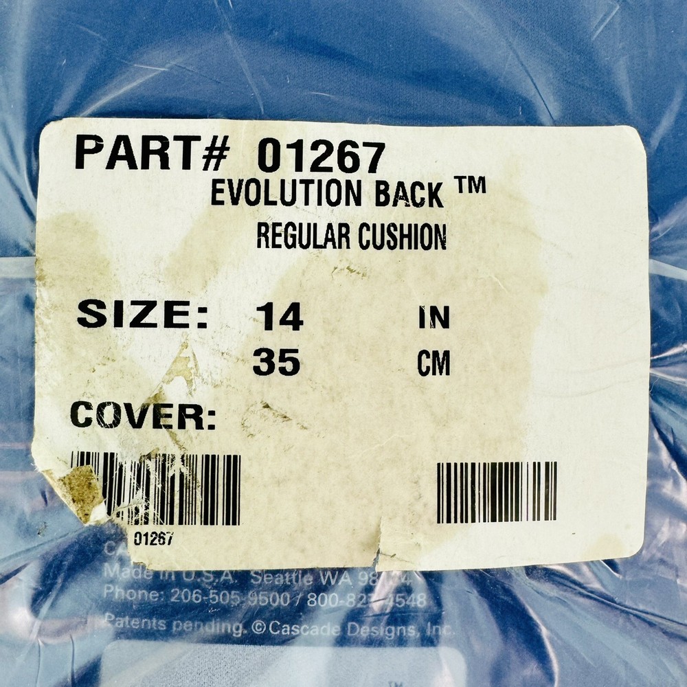 Varilite Evolution Back Cushion 14 In Regular Part 01267 Replacement Wheelchair
