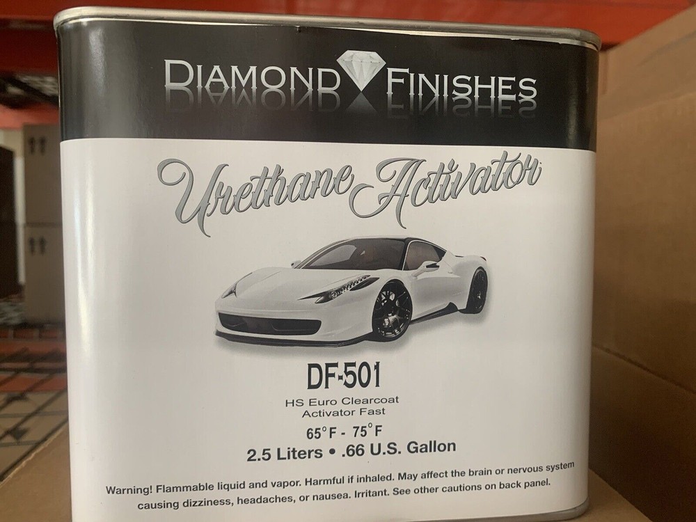Diamond 2:1 DF-2500 Euro Auto Clear Coat Kit 7.5 Liter High Solid High Gloss