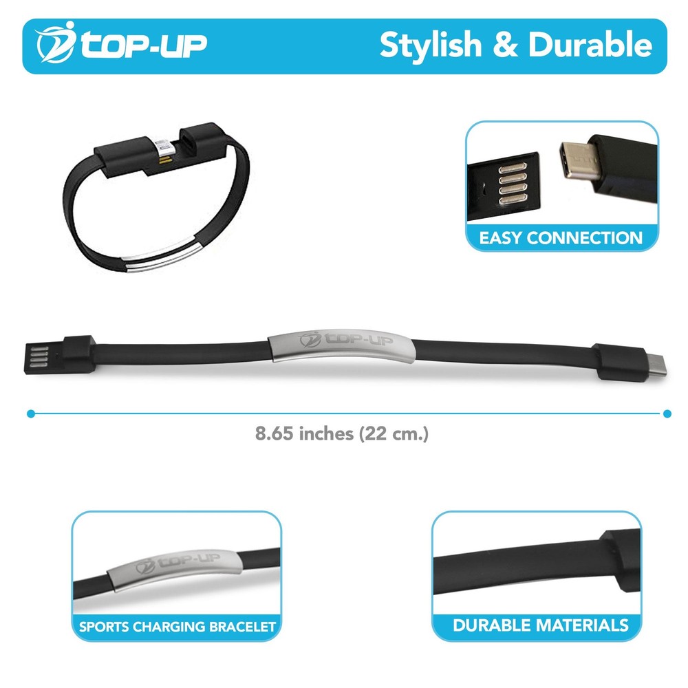 Top-Up USB Bracelet Charger | Charging Data Cable