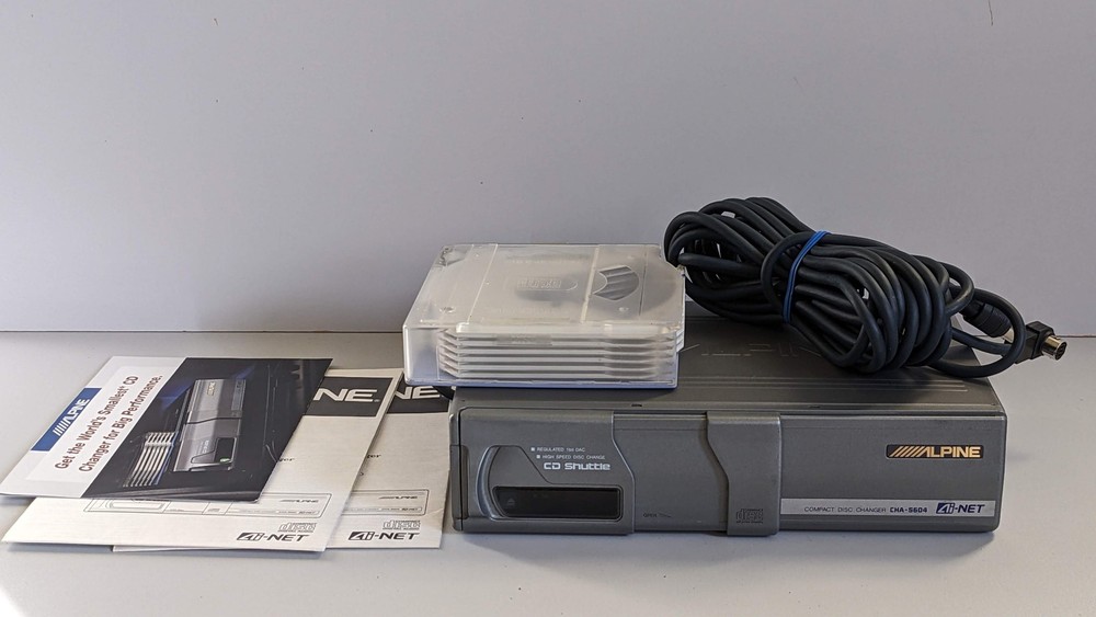 Alpine 6 Disc CD Changer CHA-S604 Ai-Net 1 Bit DAC