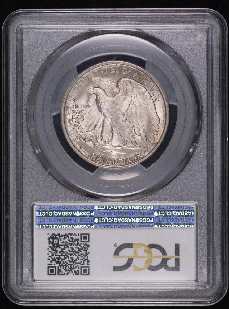 1917 S Half Dollars Liberty Walking PCGS MS-63 Reverse