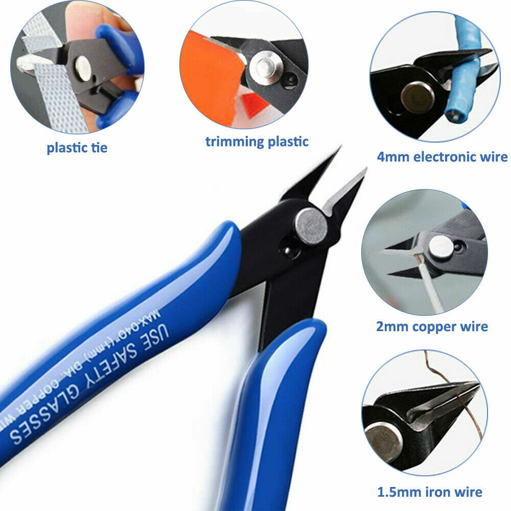 New ELECTRICAL WIRE CUTTING TOOL PLATO MODEL 170 SHEARS SNIPS SIDE CUTTERS USA